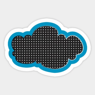 Patterned Cloud Sticker